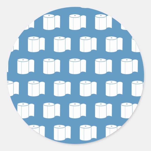 Adesivo Redondo Papel higiênico (Frente)