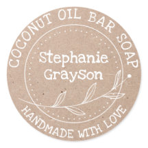 Papel Kraft Rústico Feito à Mão Personalizado