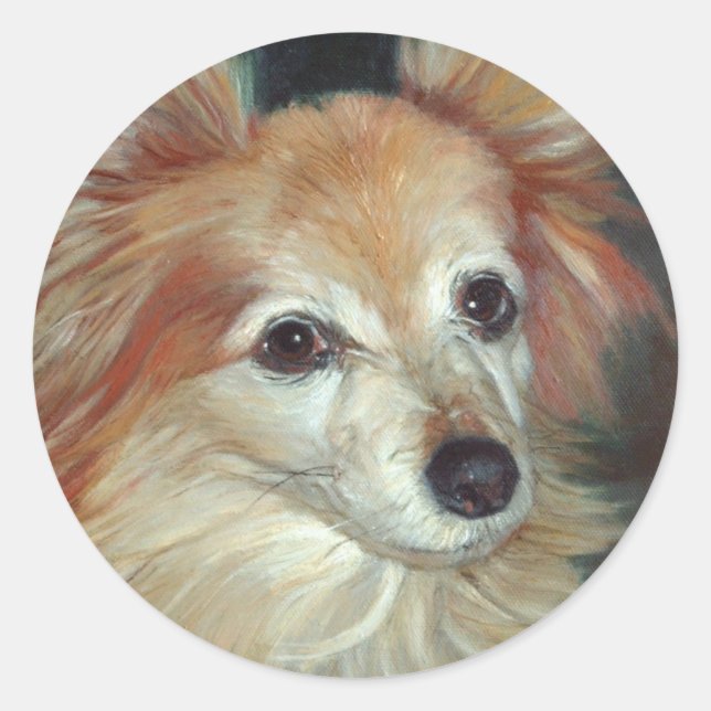 Adesivo Redondo Papillon (Frente)