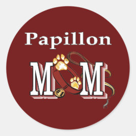 Adesivo Redondo Papillon MOM Gifts