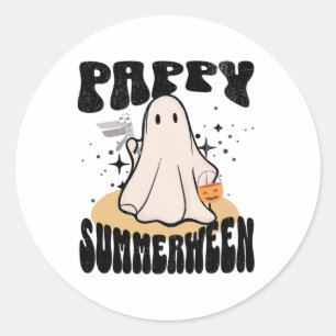 Adesivo Redondo Pappy Summerween Enfermeira de Ob Halloween Ghost 