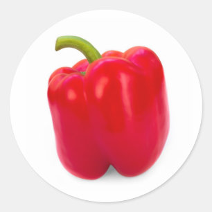 Adesivo Redondo Paprika vermelha