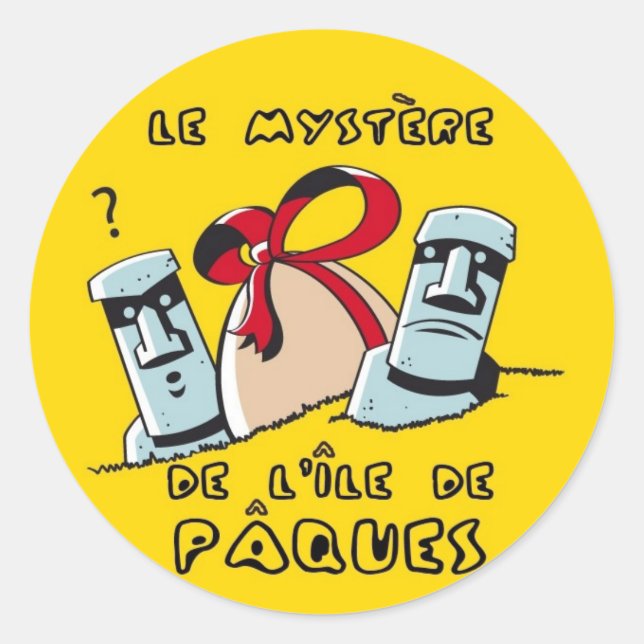 Adesivo Redondo paques (Frente)