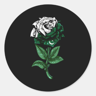 Adesivo Redondo Paquistão Flag Pakistani