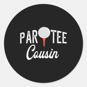 Adesivo Redondo Par Tee Primo Piada Partee Golfe Trocadilho Para P