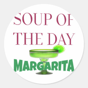 Adesivo Redondo Para a margarita
