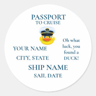 Adesivo Redondo Para a melhor caça ao pato!