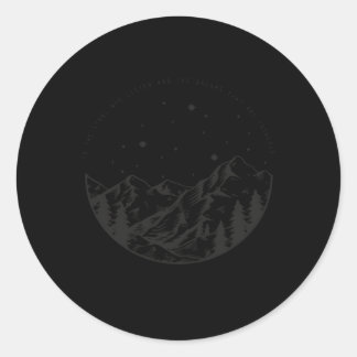 Adesivo Redondo Para As Estrelas Que Ouvem E Os Sonhos Que São Ans