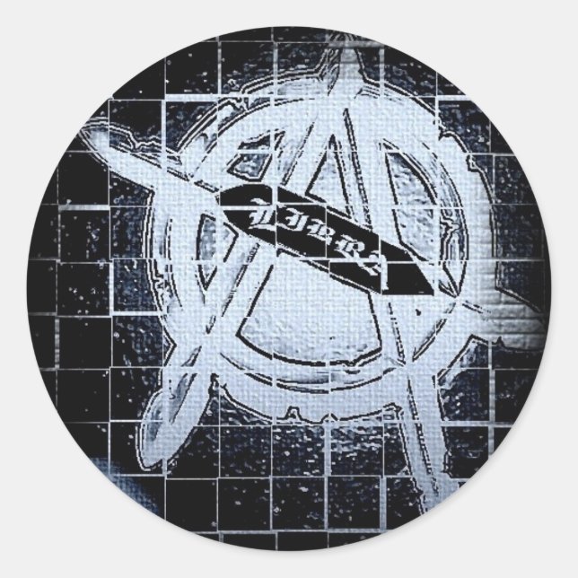 Adesivo Redondo Pára-choque/Vinheta Redonda Libra (Frente)