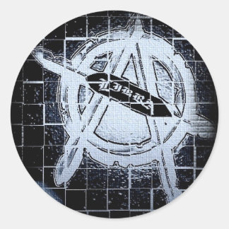 Adesivo Redondo Pára-choque/Vinheta Redonda Libra