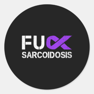 Adesivo Redondo Para Fu Sarcoidose Sensibilização Mês Fita Roxa S