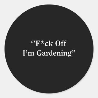 Adesivo Redondo Para Jardinagem De Im Off