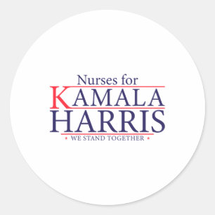 Adesivo Redondo Para Kamala Harris 2024 - Kamala Para Presidente 2