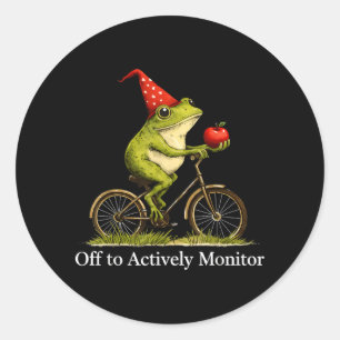 Adesivo Redondo Para monitorar ativamente o professor de ciclismo