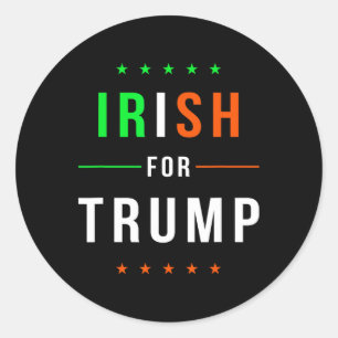 Adesivo Redondo Para O Trump Pro Presidente Donald Trump Supporter