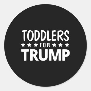Adesivo Redondo Para Trump Kids Trump 2024