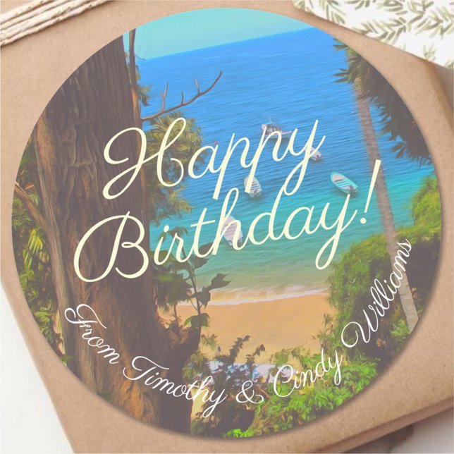 Adesivo Redondo Parabéns 1017 (Criador carregado)