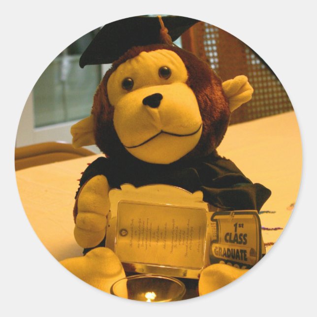 Adesivo Redondo Parabéns, Formando! (Frente)