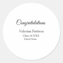 Parabéns formando adicionar nome da escola simples