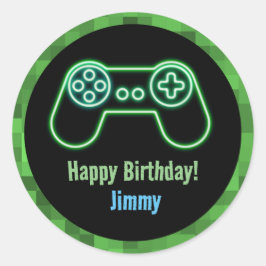 Adesivo Redondo Parabéns para os jogos