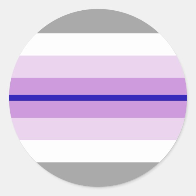 Adesivo Redondo Paraboy Pride Flag  (Frente)