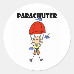 Adesivo Redondo Parachuter