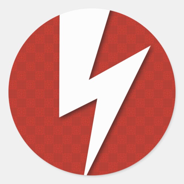 Adesivo Redondo Parafuso de iluminação (Frente)