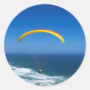 Adesivo Redondo Paragliding near Wilderness, Garden Route
