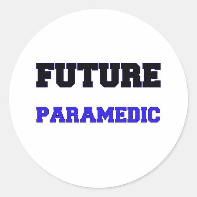 Adesivo Redondo Paramédico Futuro (Frente)