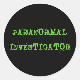 ADESIVO REDONDO PARANORMALINVESTIGADOR STICKER