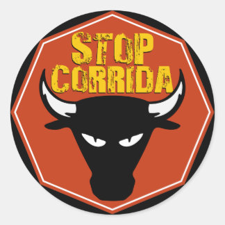 Adesivo Redondo Parar Corrida Sticker