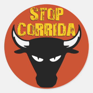 Adesivo Redondo Parar Corrida Sticker