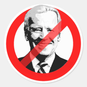 ADESIVO REDONDO PARAR JOE BIDEN