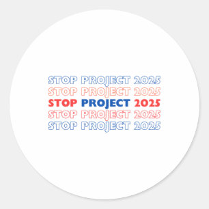 Adesivo Redondo Parar Projeto 2025 13