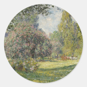 Adesivo Redondo Parc Monceau - Claude Monet