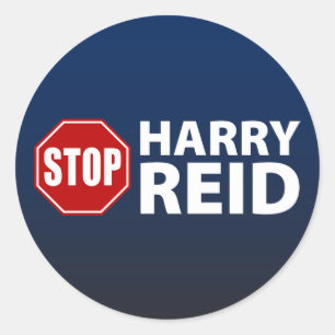 Adesivo Redondo Pare Harry Reid