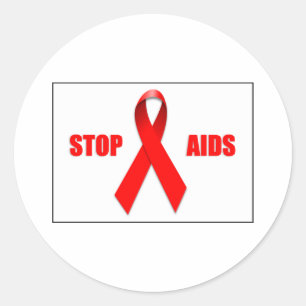 ADESIVO REDONDO PARE O AIDS