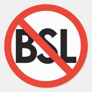 Adesivo Redondo Pare o BSL! Vinhetas Grandes Anti-BSL