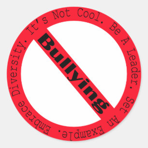 Adesivo Redondo Pare o Tiranizar-Logotipo por Shirley Taylor