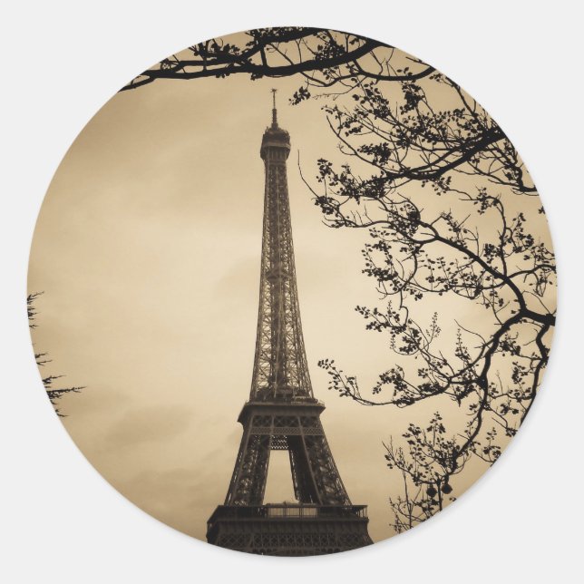 Adesivo Redondo Paris (Frente)