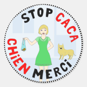 Adesivo Redondo Paris, capital da crota