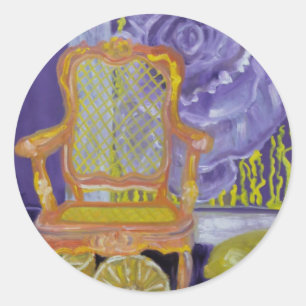 ADESIVO REDONDO PARIS ROSA