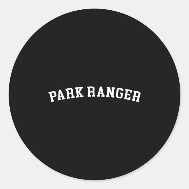Adesivo Redondo Park Ranger (Frente)