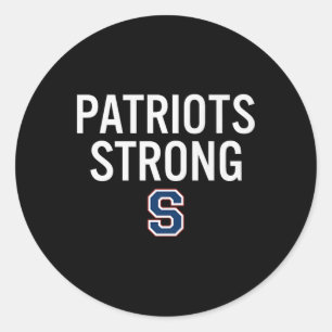 Adesivo Redondo Parkersburg South Patriots Logo Strong Hs