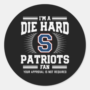 Adesivo Redondo Parkersburg South Patriots Logótipo Die Duro Fan H