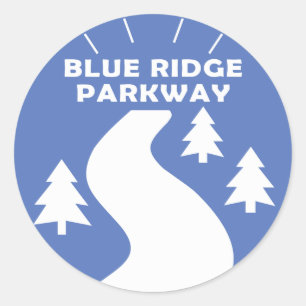 Adesivo Redondo Parkway azul de Ridge