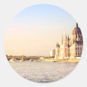 Adesivo Redondo Parlamento de Budapeste