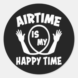 Adesivo Redondo Parque de Porta copos do Cilindro de Tempo Aéreo T