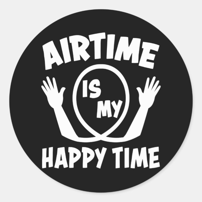 Adesivo Redondo Parque de Porta copos do Cilindro de Tempo Aéreo T (Frente)