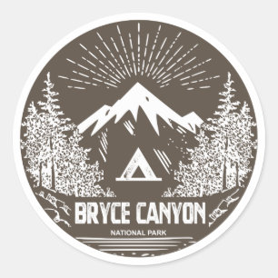 Adesivo Redondo Parque Nacional Bryce Canyon